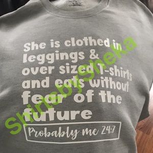 Custom made sweat shirt